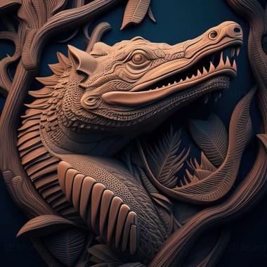 3D модель Lolong знаменита тварина (STL)